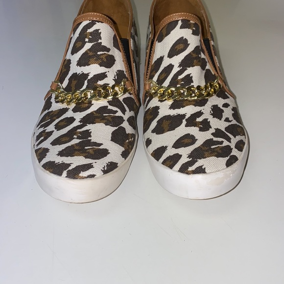 Fun Leopard Print Sneakers - Picture 3 of 8